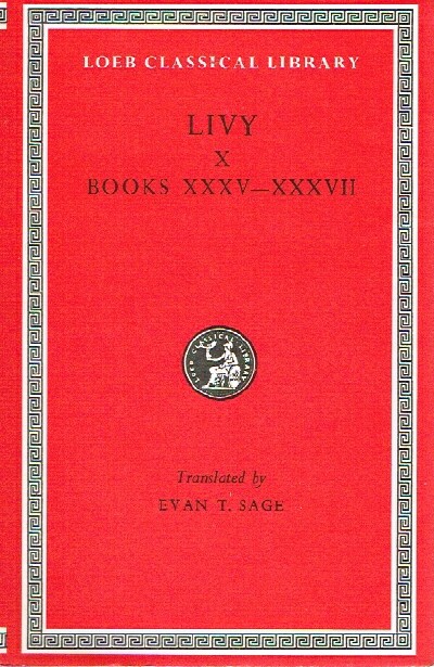 Image for Livy X: History of Rome: Books XXXV-XXXVII