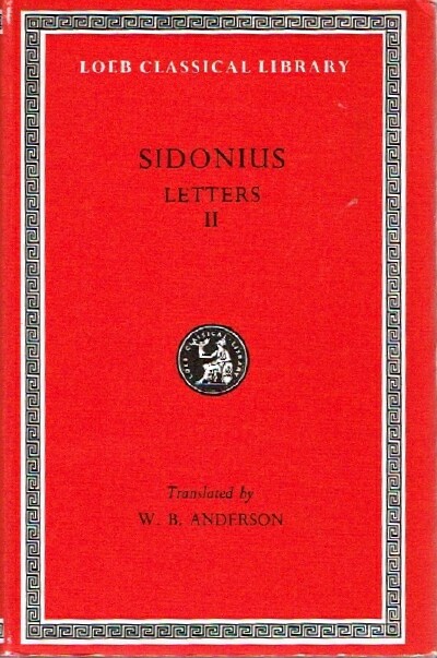 Image for Sidonius: Poems and Letters II: Letters, Books III-IX