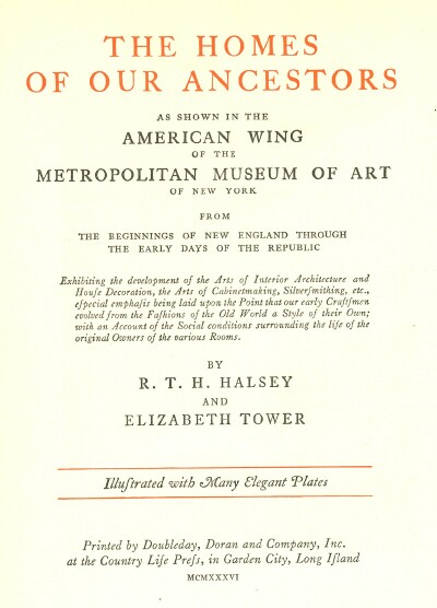 Image for THE HOMES OF OUR ANCESTORS