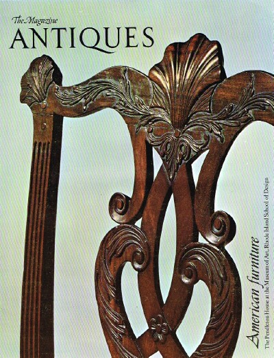 Image for AMERICAN FURNITURE: THE PENDLETON HOUSE AT THE MUSEUM OF ART, RHODE ISLAND SCHOOL OF DESIGN Reprint from the May, 1975 Issue of the Magazine ANTIQUES