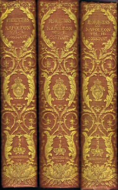 Image for RECOLLECTIONS OF THE PRIVATE LIFE OF NAPOLEON Three Volumes
