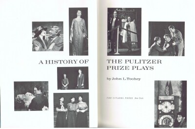 Image for A HISTORY OF THE PULITZER PRIZE PLAYS