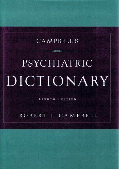 Image for Campbell's Psychiatric Dictionary