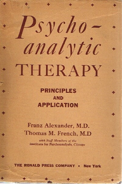 Image for Psychoanalytic Therapy Principles and Application