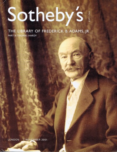Image for The Library of Frederick B. Adams, Jr. Part II: Thomas Hardy 2001-11-07 London