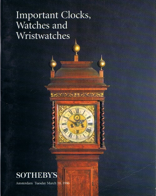 Image for Important Clocks, Watches & Wristwatches (19 Mar 1996)