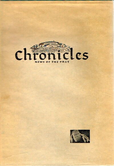 Image for Chronicles: News of the Past. Vol. I: In the Days of the Bible (From Abraham to Ezra 1727-444 BCE)