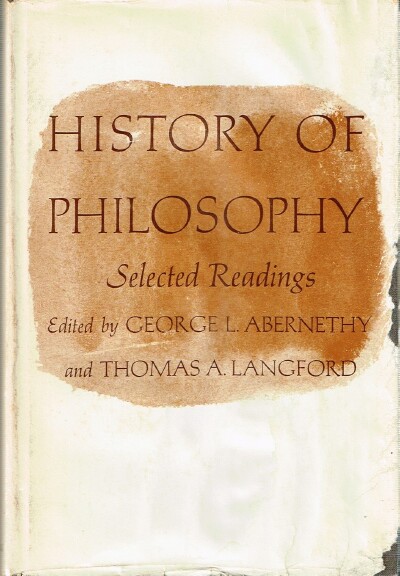 Image for History of Philosophy: Selected Readings.