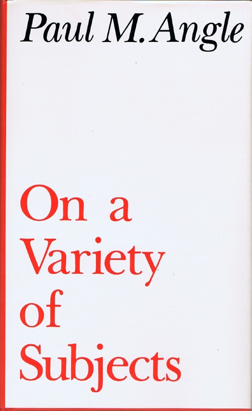 Image for On a Variety of Subjects