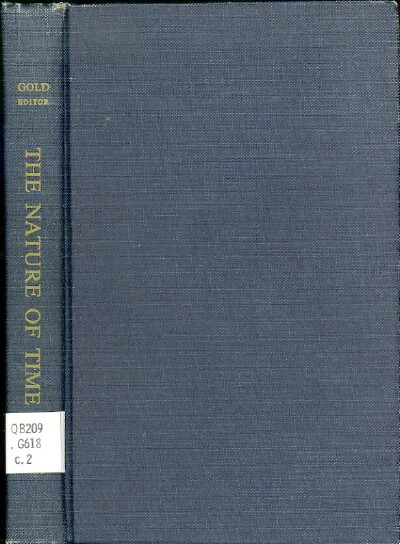 Image for THE NATURE OF TIME