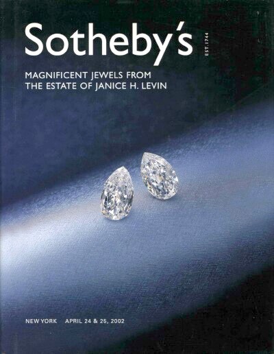 Image for Magnificent Jewels from the Estate of Janice H. Levin (April 24 & 25, 2002)