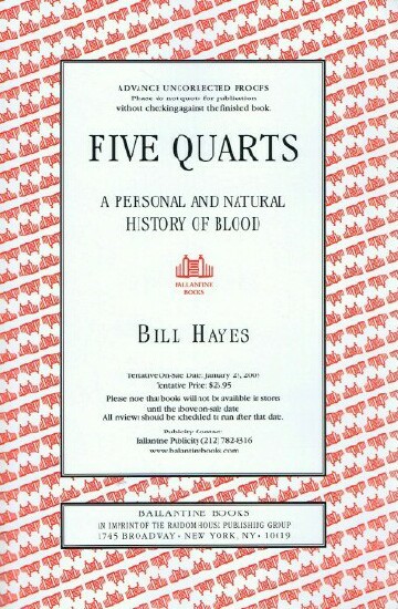 Image for Five Quarts: A Personal And Natural History Of Blood