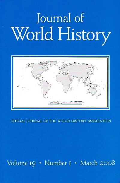 Image for JOURNAL OF WORLD HISTORY (VOL 19, NO. 1, MARCH 2008)