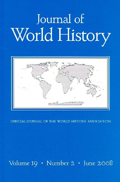 Image for JOURNAL OF WORLD HISTORY (VOL 19, NO. 2, JUNE 2008)