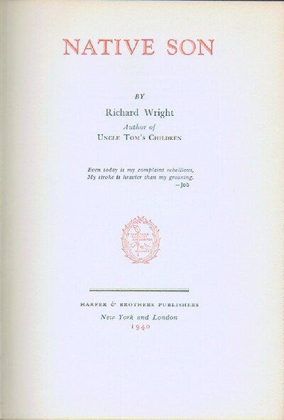 Image for NATIVE SON
