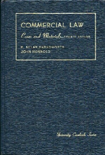 Image for Cases and Materials on Commercial Law