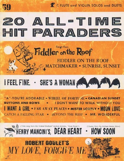 Image for 20 ALL-TIME HIT PARADERS # 59 ( C FLUTE AND VIOLIN SOLOS AND DUETS)
