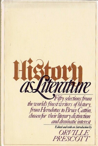 Image for HISTORY AS LITERATURE