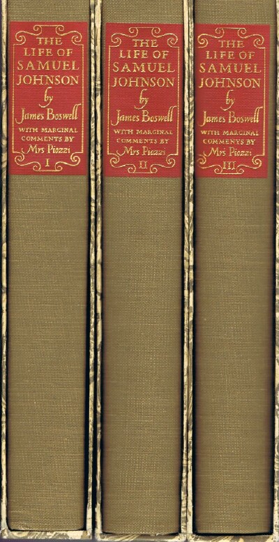 Image for The Life of Samuel Johnson (Three Volumes - Complete in Slipcases)