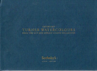 Image for Important Turner Watercolors from the Guy and Myriam Ullens Collection (4 Jul 2007)