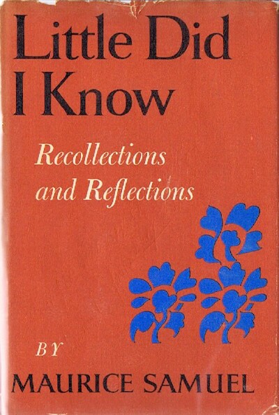 Image for Little Did I Know: Recollections and Reflections