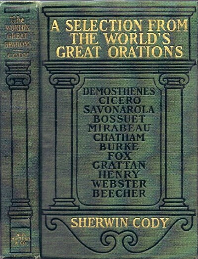 Image for A Selection from the World's Great Orations