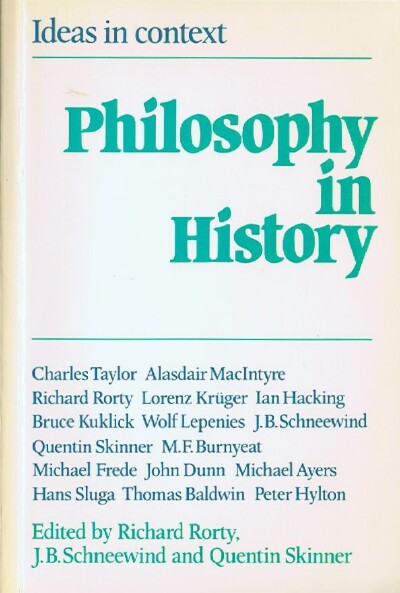 Image for Philosophy in History: Essays on the Historiography of Philosophy