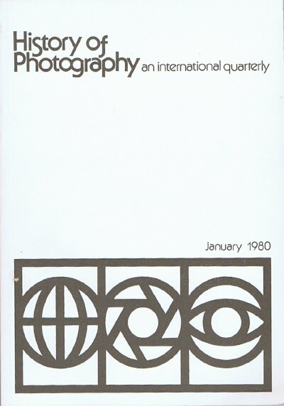 Image for History of Photography (Vol. 4, No. 1, January 1980) An International Quarterly