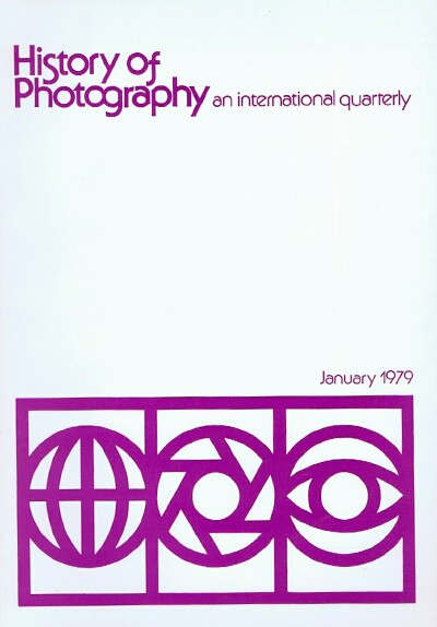 Image for History of Photography (Vol. 3, No. 1, January 1979) An International Quarterly